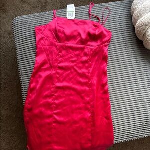 Hippy Rose Satin Dress